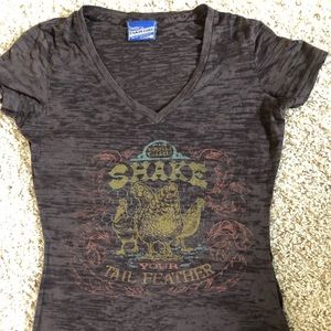 Farm Girl Brown T-shirt Medium.